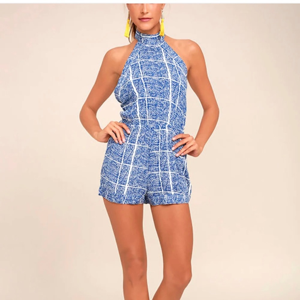 Tavik Lucia Blue Print Romper